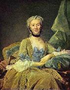 Jean-Baptiste Perronneau Madame de Sorquainville oil painting